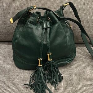 RACHEL ZOE DRAWSTRING CROSS BODY BAG